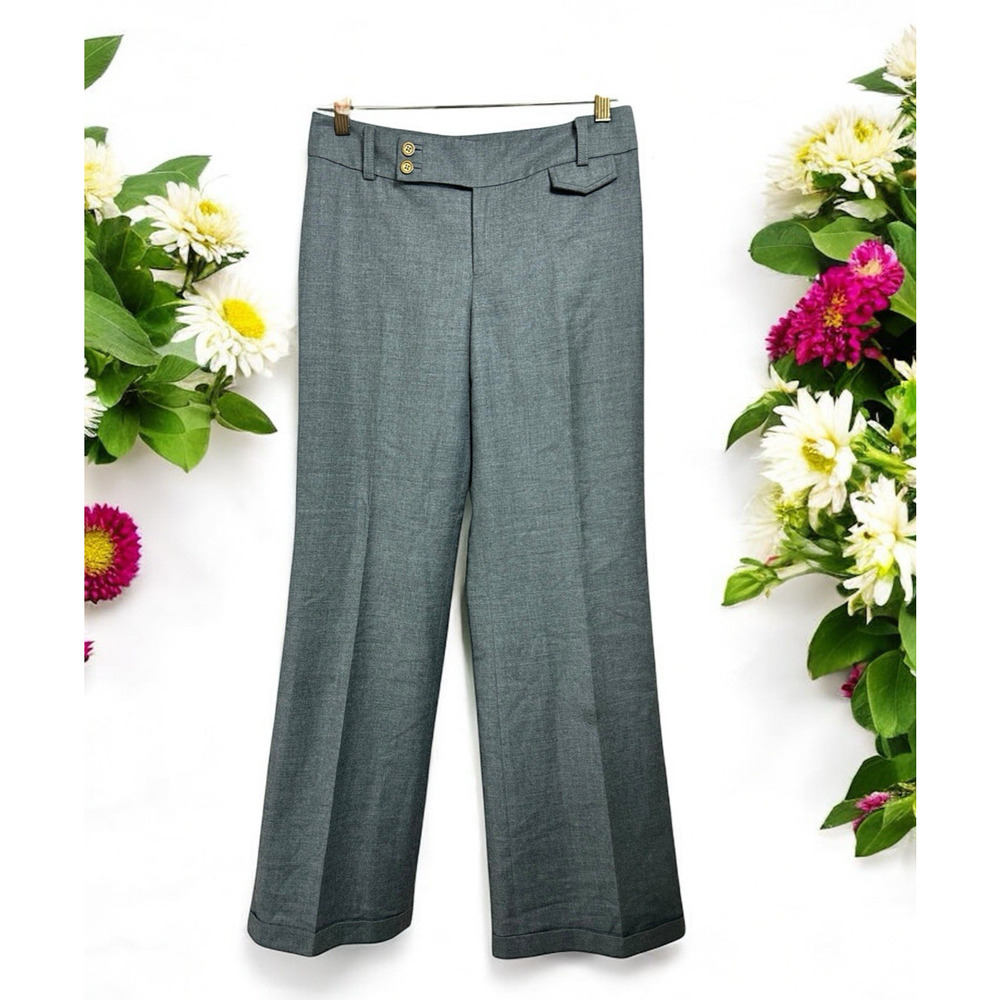 Women's Lilly Pulitzer Palm Beach Fit Wool Pants Sz 6 Straight Leg 178